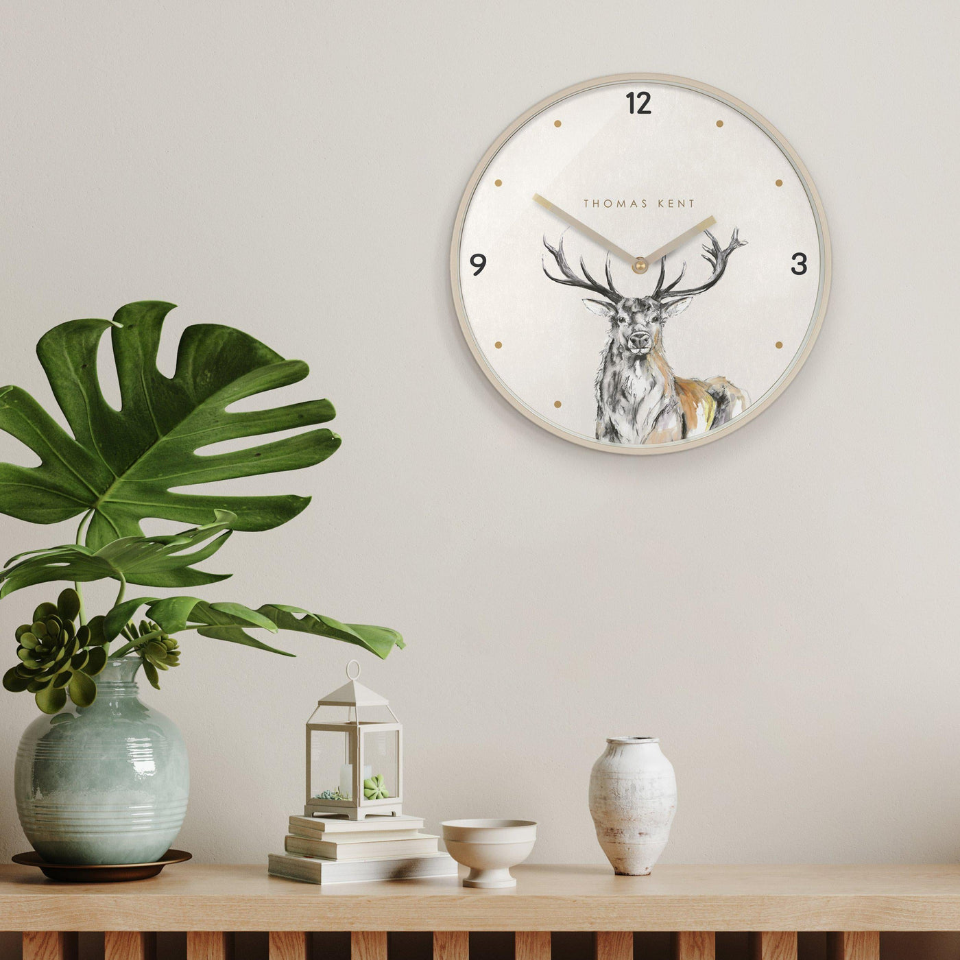 Thomas Kent London. Wild Stag Clock *NEW* - timeframedclocks