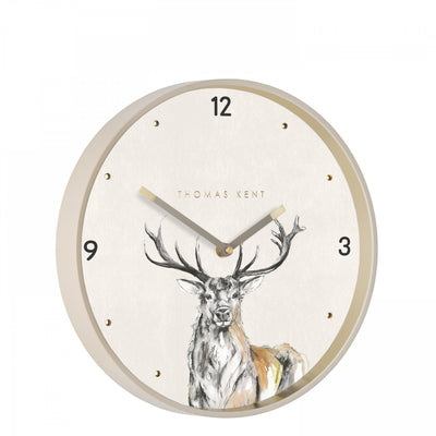 Thomas Kent London. Wild Stag Clock - timeframedclocks