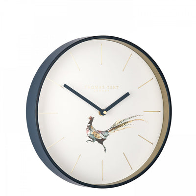 Thomas Kent London. Woodland Pheasant Wall Clock - timeframedclocks