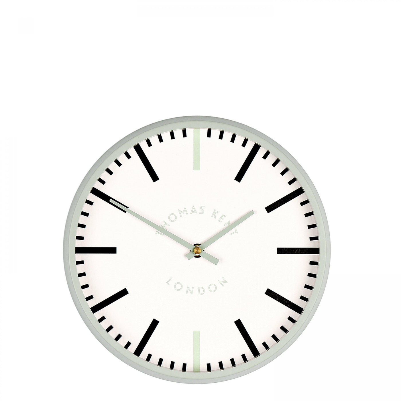Thomas Kent London. Macaron Wall Clock Pistachio Green *TO CLEAR* - timeframedclocks