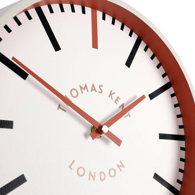 Thomas Kent London. Macaron Wall Clock Pumpkin Red *TO CLEAR* - timeframedclocks