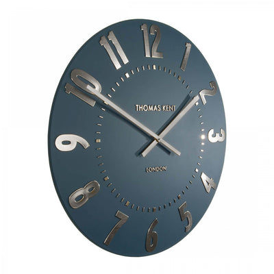 Thomas Kent London. Mulberry Wall Clock 20" (51cm) Midnight Blue - timeframedclocks