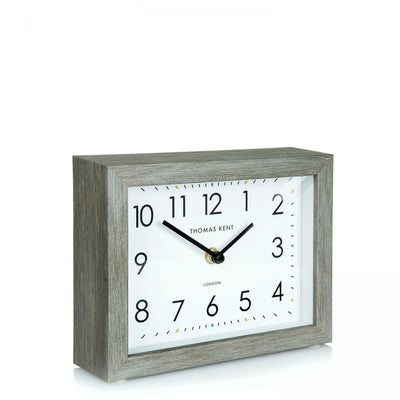 Thomas Kent London. Smithfield Mantel Clock 7" (18cm) Limestone - timeframedclocks