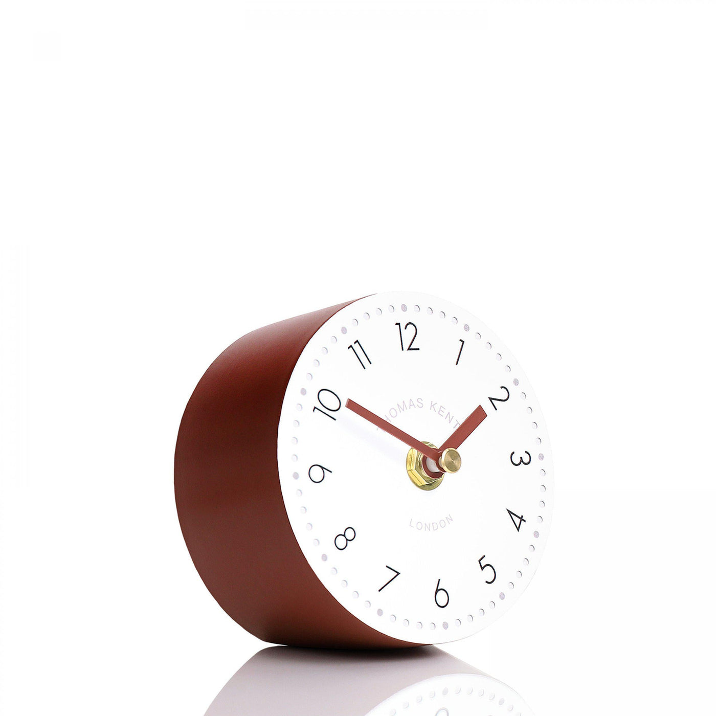 Thomas Kent London. Tumbler Mantel Clock Spice - timeframedclocks